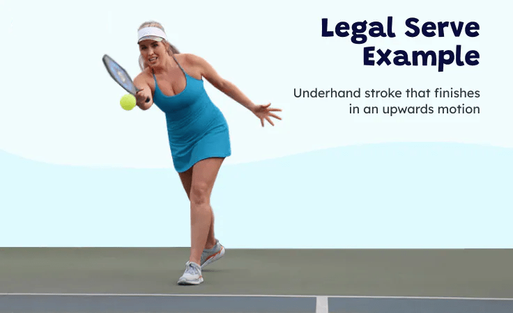 The serve initiates every point in pickleball. Unlike its role in tennis as an offensive weapon, the primary objective of a pickleball serve is to initiate a legal rally. As outlined in the USA Pickleball Official Rules: